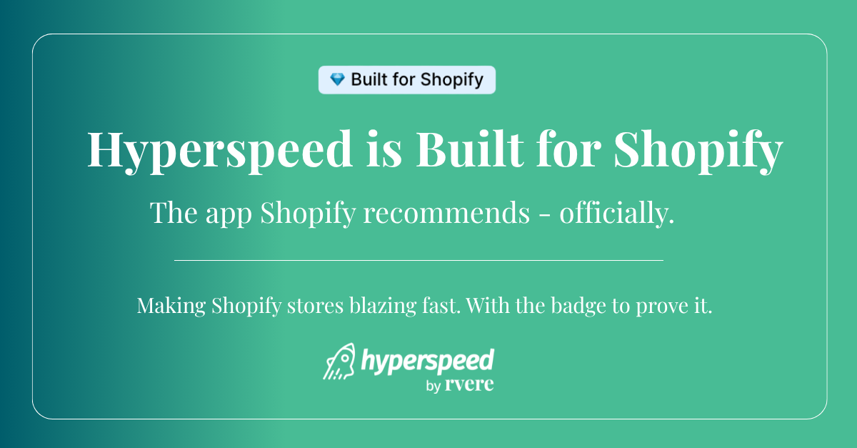 Speed Optimization with Hyperspeed Built for Shopify