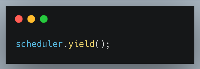 Split long tasks with: scheduler.yield();