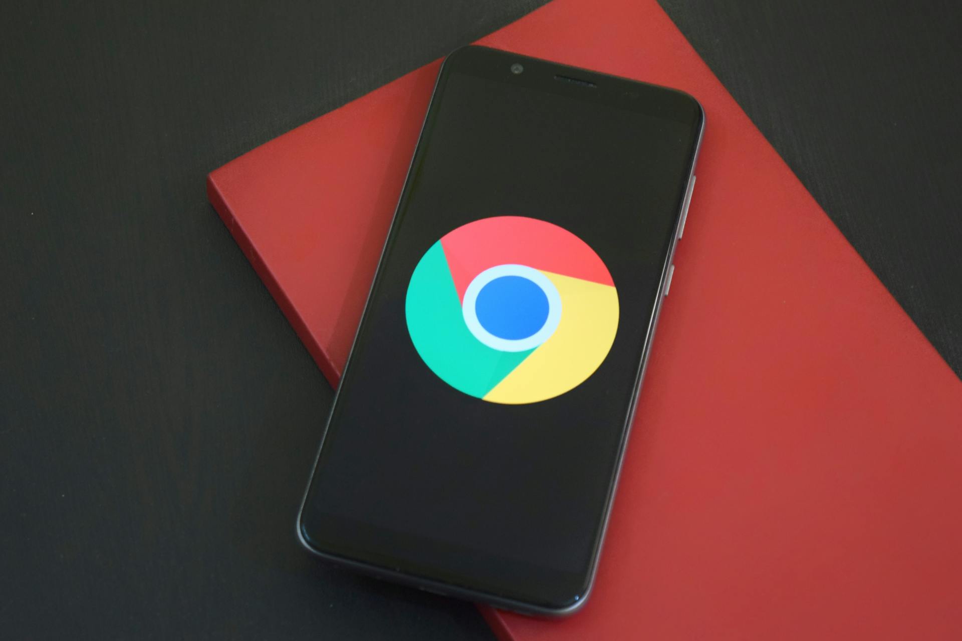  Google Chrome app on smartphone associated with core web vitals testing and performance insights